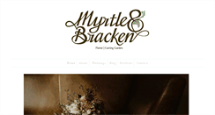 Desktop Screenshot of myrtleandbracken.com