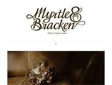 Tablet Screenshot of myrtleandbracken.com